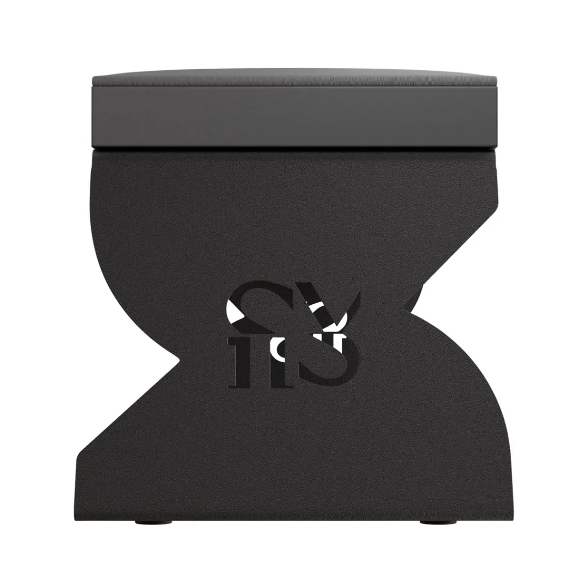 Repose mains Luxury COMFORT - Pieds Noirs / Coussin Gris | Shemax Sale