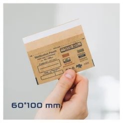 Sachets de stérilisation Bruns 60 x 100 cm - Dry & Steam (100 pcs) | ProSteril New