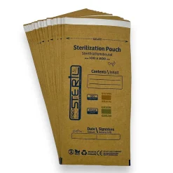 Sachets de stérilisation Bruns 100 x 200 cm - Dry & Steam (100 pcs) | ProSteril Online