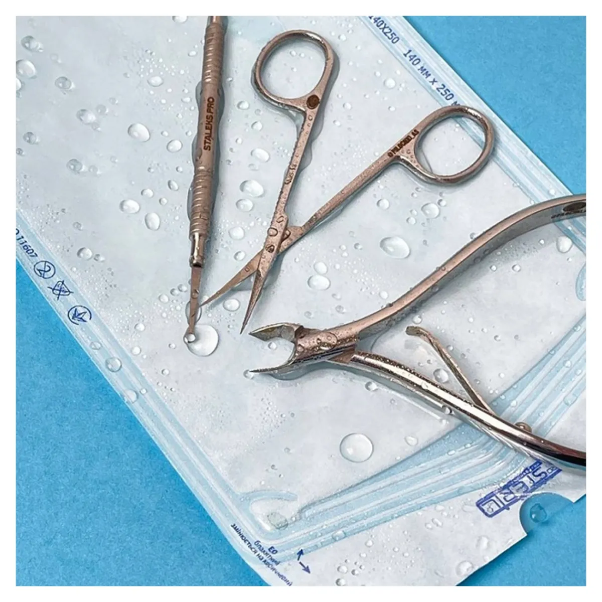 Sachets de stérilisation Transparents 140 x 250 cm - Steam (200 pcs) | ProSteril Hot