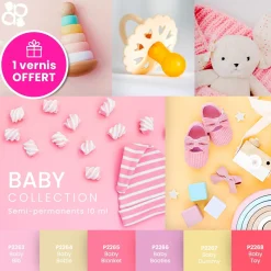 Set de 6 vernis semi-permanents BABY Collection | Purple Professional Fashion