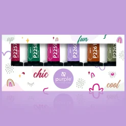 Set de 6 vernis semi-permanents KEEP IT Collection | Purple Professional Outlet