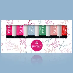 Set de 6 vernis semi-permanents I WANT Collection | Purple Professional Hot