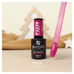 Set de 6 vernis semi-permanents KEEP IT Collection | Purple Professional Outlet