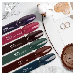 Set de 6 vernis semi-permanents LOVE IS Collection | Purple Professional Online