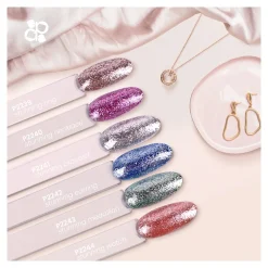 Set de 6 vernis semi-permanents STUNNING Collection | Purple Professional New