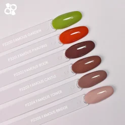 Set de 6 vernis semi-permanents FAMOUS Collection | Purple Professional Online