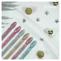 Set de 6 vernis semi-permanents FLASH Collection | Purple Professional New