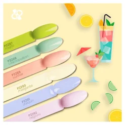 Set de 6 vernis semi-permanents COCKTAIL Collection | Purple Professional Discount