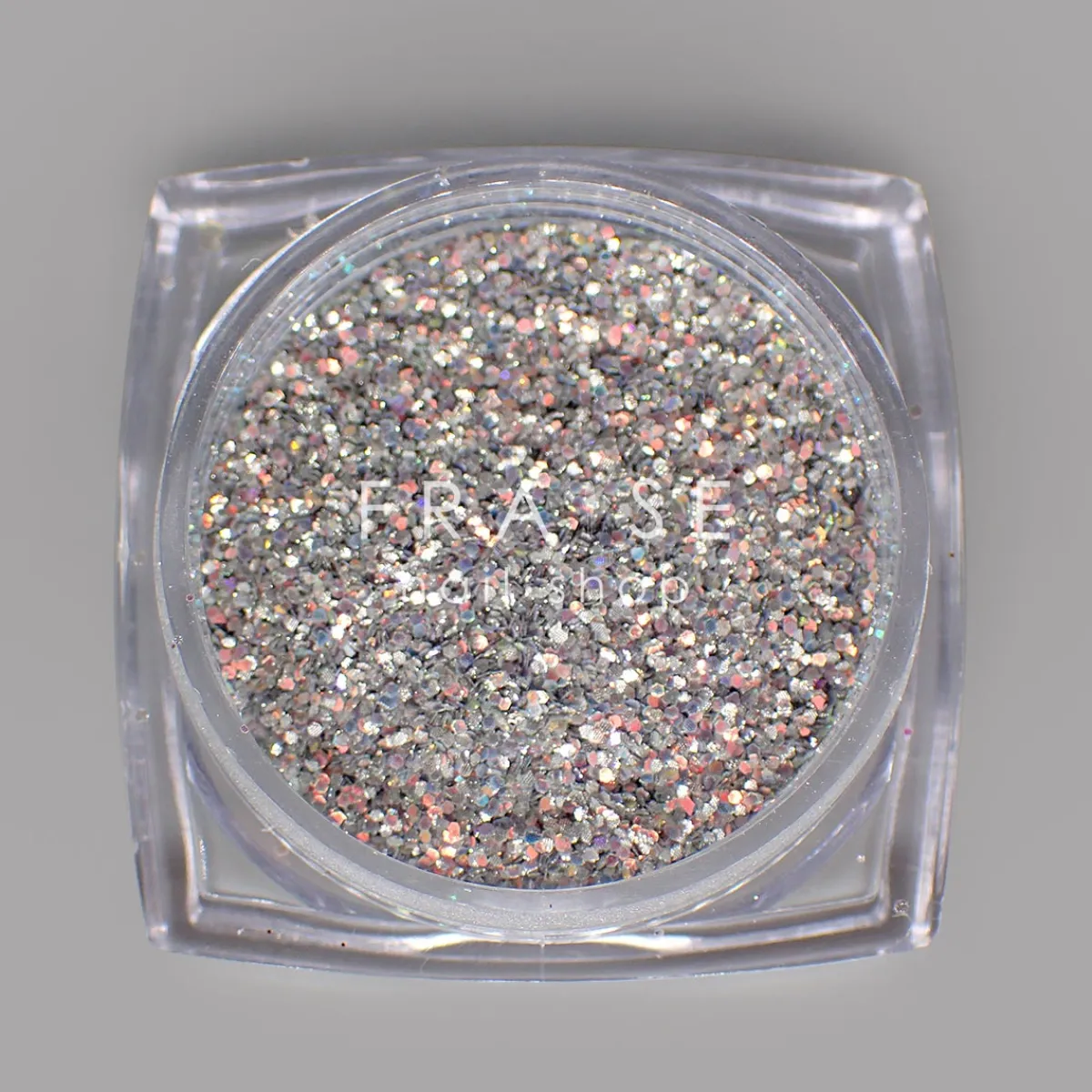 Set de Paillettes Argent - 6 Pots | Fraise Nail Shop Sale