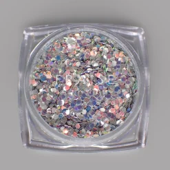 Set de Paillettes Argent - 6 Pots | Fraise Nail Shop Sale