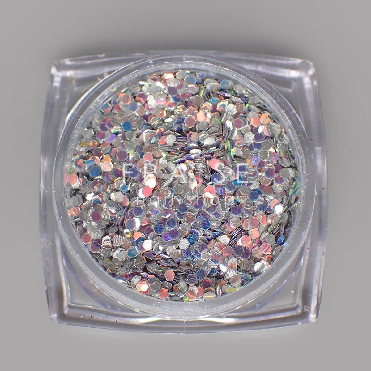 Set de Paillettes Argent - 6 Pots | Fraise Nail Shop Sale