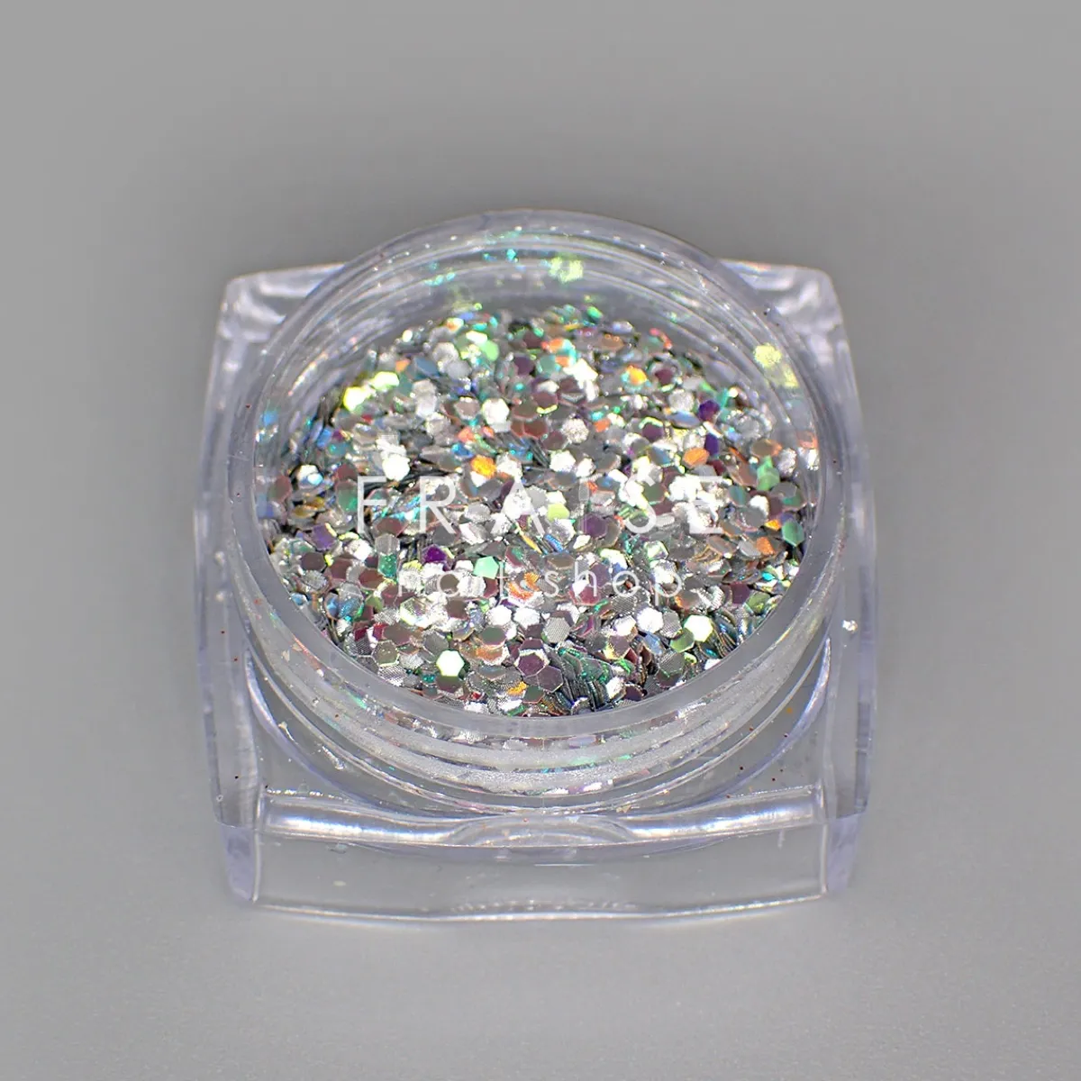 Set de Paillettes Argent - 6 Pots | Fraise Nail Shop Sale