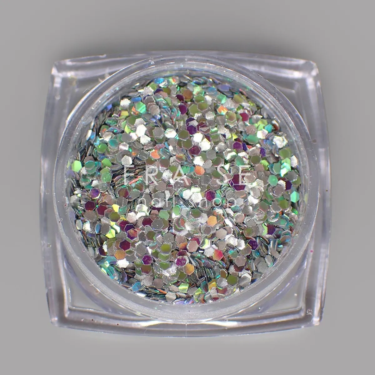 Set de Paillettes Argent - 6 Pots | Fraise Nail Shop Sale