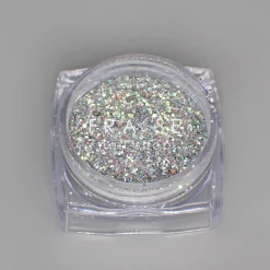 Set de Paillettes Argent - 6 Pots | Fraise Nail Shop Sale