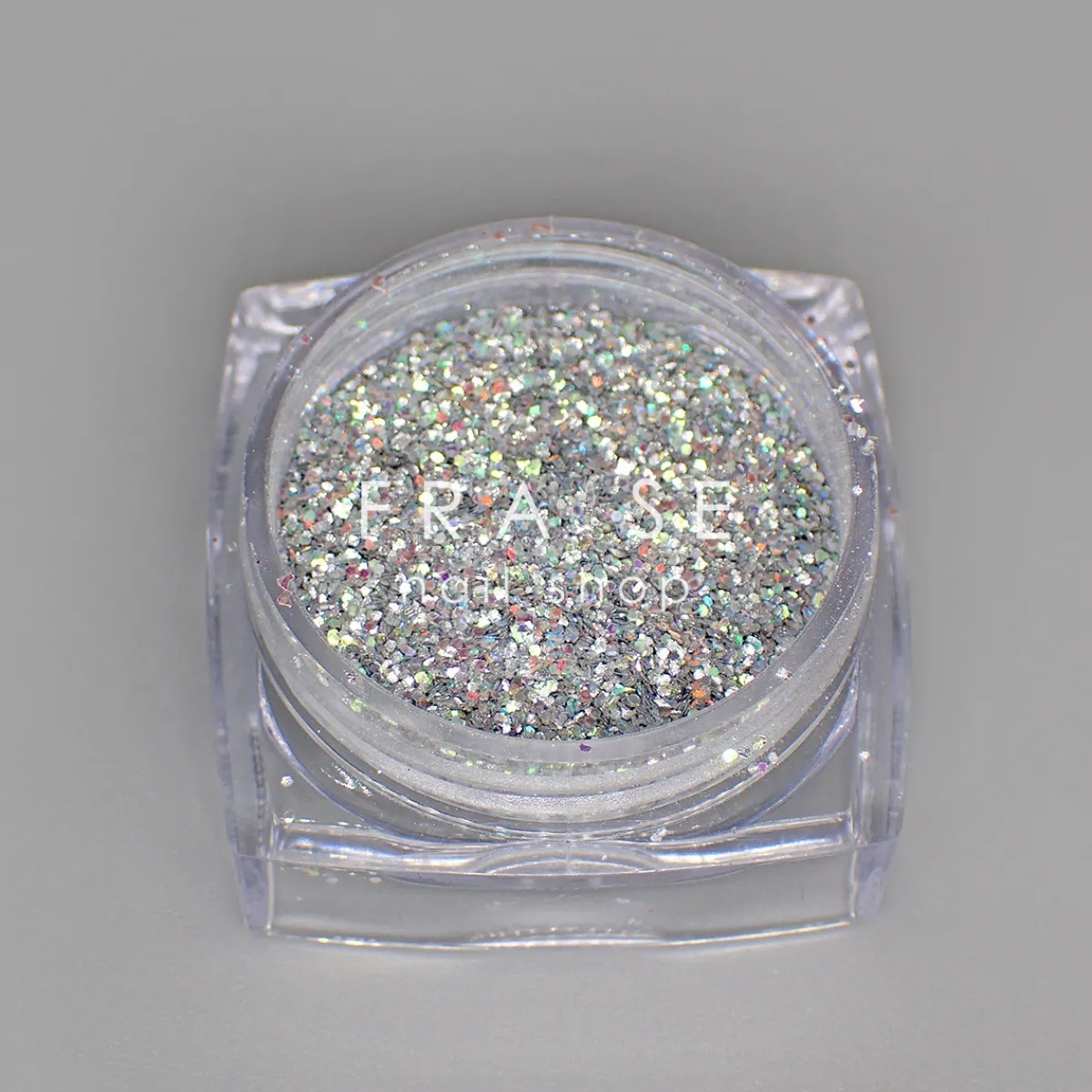 Set de Paillettes Argent - 6 Pots | Fraise Nail Shop Sale