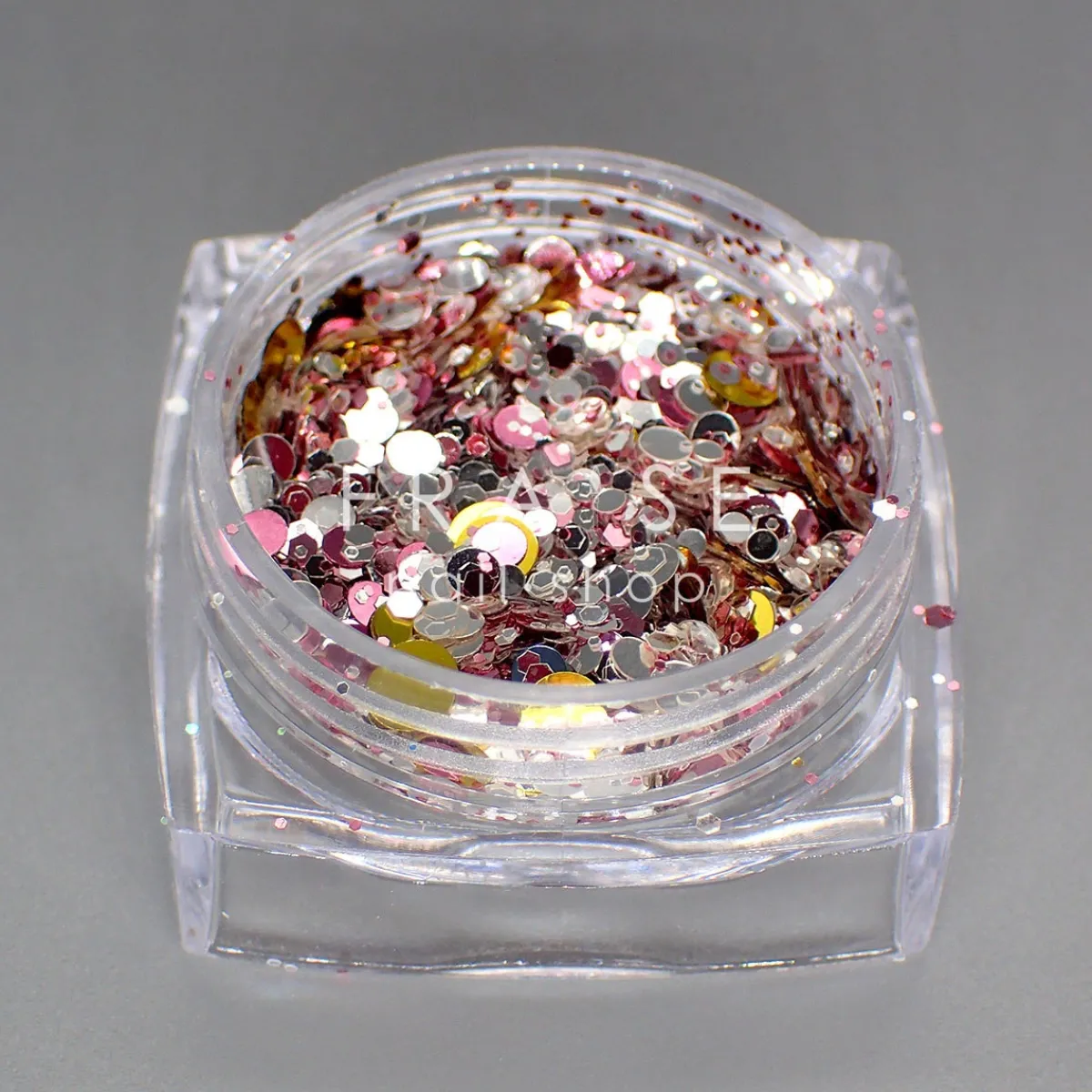 Set de Paillettes Sequins SNOW - 12 Pots | Fraise Nail Shop Fashion