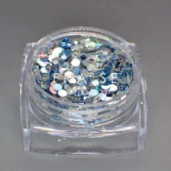 Set de Paillettes Sequins SNOW - 12 Pots | Fraise Nail Shop Fashion