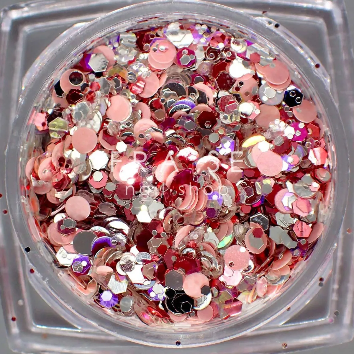 Set de Paillettes Sequins SNOW - 12 Pots | Fraise Nail Shop Fashion