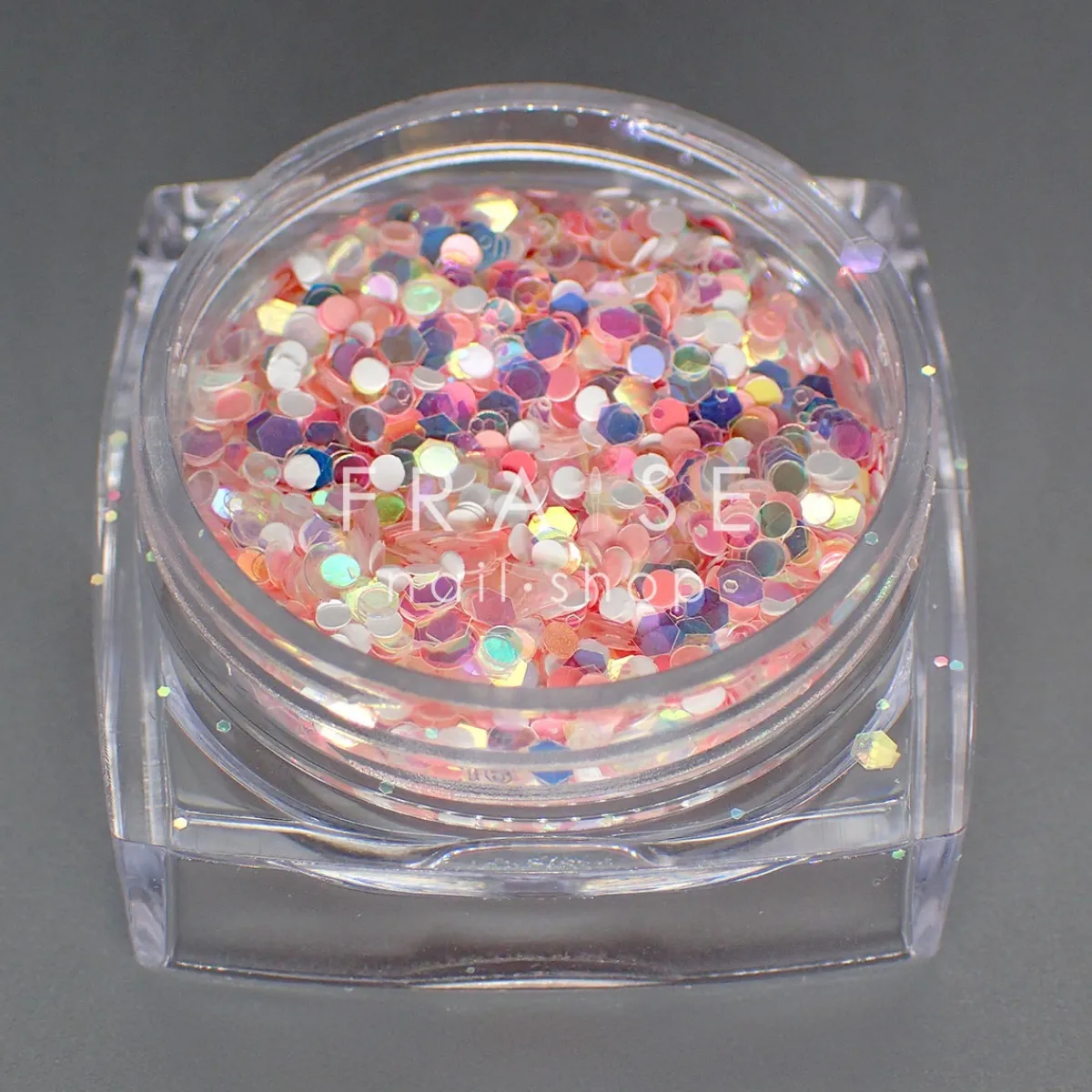 Set de Paillettes Sequins SNOW - 12 Pots | Fraise Nail Shop Fashion