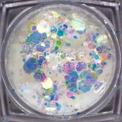 Set de Paillettes Sequins SNOW - 12 Pots | Fraise Nail Shop Fashion