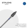 - Fraise en Carbure Grain Bleu Embout arrondi 0,6 x 1,4 cm "Cone" | Staleks Fashion
