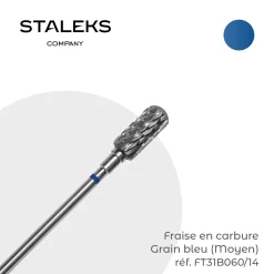 - Fraise en Carbure Grain Bleu Forme Tonneau 0,6 x 1,4 cm | Staleks Fashion