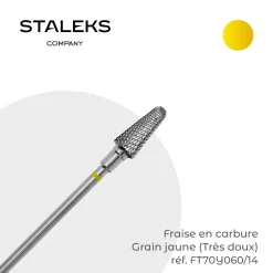 - Fraise en Carbure Grain Jaune Forme conique 0,6 x 1,4 cm "Frustum" | Staleks New
