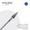 - Fraise en Carbure Grain Bleu Spécial Gauchers Forme conique 0,6 x 1,4 cm "Corn" | Staleks Outlet