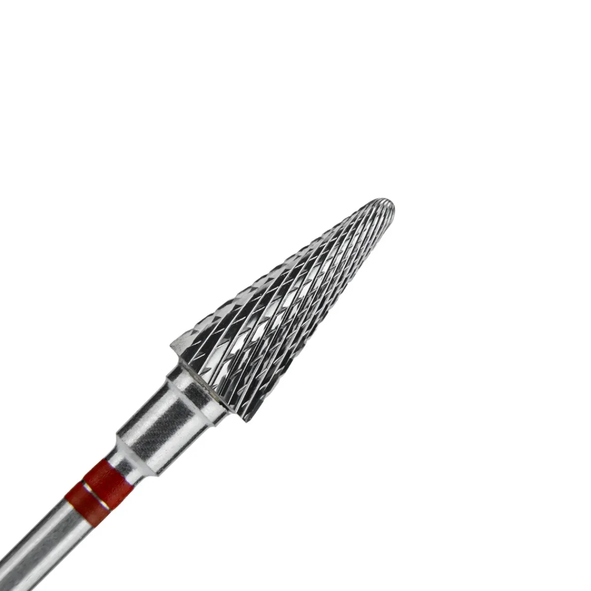 - Fraise en Carbure Grain Rouge Spécial Gauchers Forme conique 0,6 x 1,4 cm "Cone" | Staleks Fashion