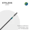 - Fraise en diamant forme Cône Tronqué Double-grain Bleu / Vert 0,25 x 0,8 cm | Staleks Clearance