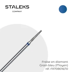 - Fraise en diamant forme Conique Grain Bleu 0,16 x 1 cm | Staleks Online