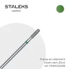 - Fraise en diamant forme Tonneau Grain Vert 0,23 x 0,8 cm | Staleks Sale