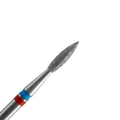 - Fraise en diamant forme Flamme Double-grain Rouge / Bleu 0,21 x 0,8 cm | Staleks Online