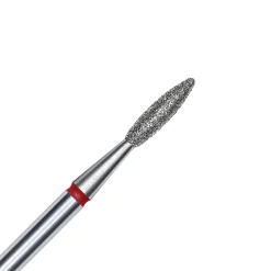 - Fraise en diamant forme Flamme Grain Rouge 0,21 x 0,8 cm | Staleks Hot