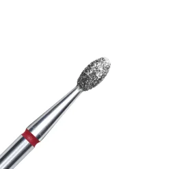 - Fraise en diamant forme Olive arrondie Grain Rouge 0,25 x 0,5 cm | Staleks Best