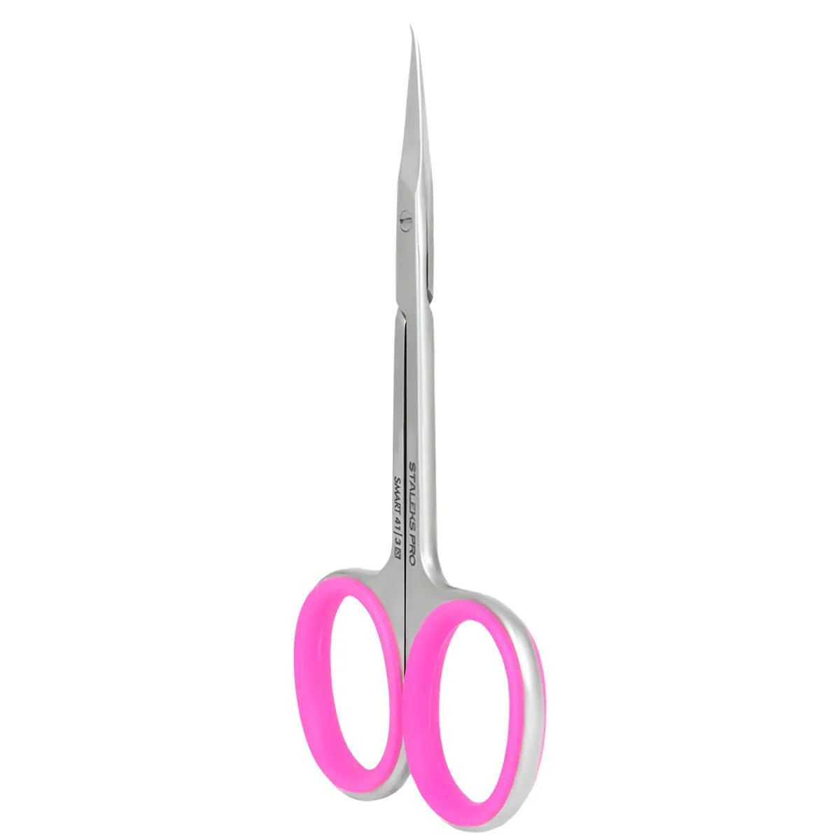 Pro - Ciseaux à cuticules Professionnels pointe crochet SMART 41 Type 3 | Staleks Best