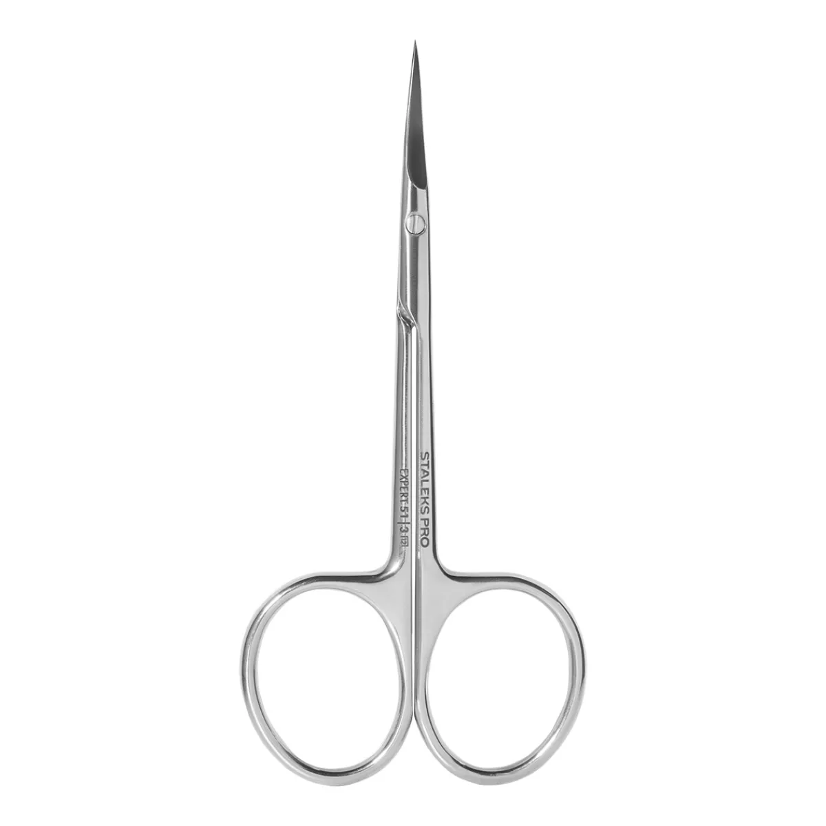 Pro - Ciseaux à cuticules Professionnels pointe crochet EXPERT 51 Type 3 | Staleks Hot