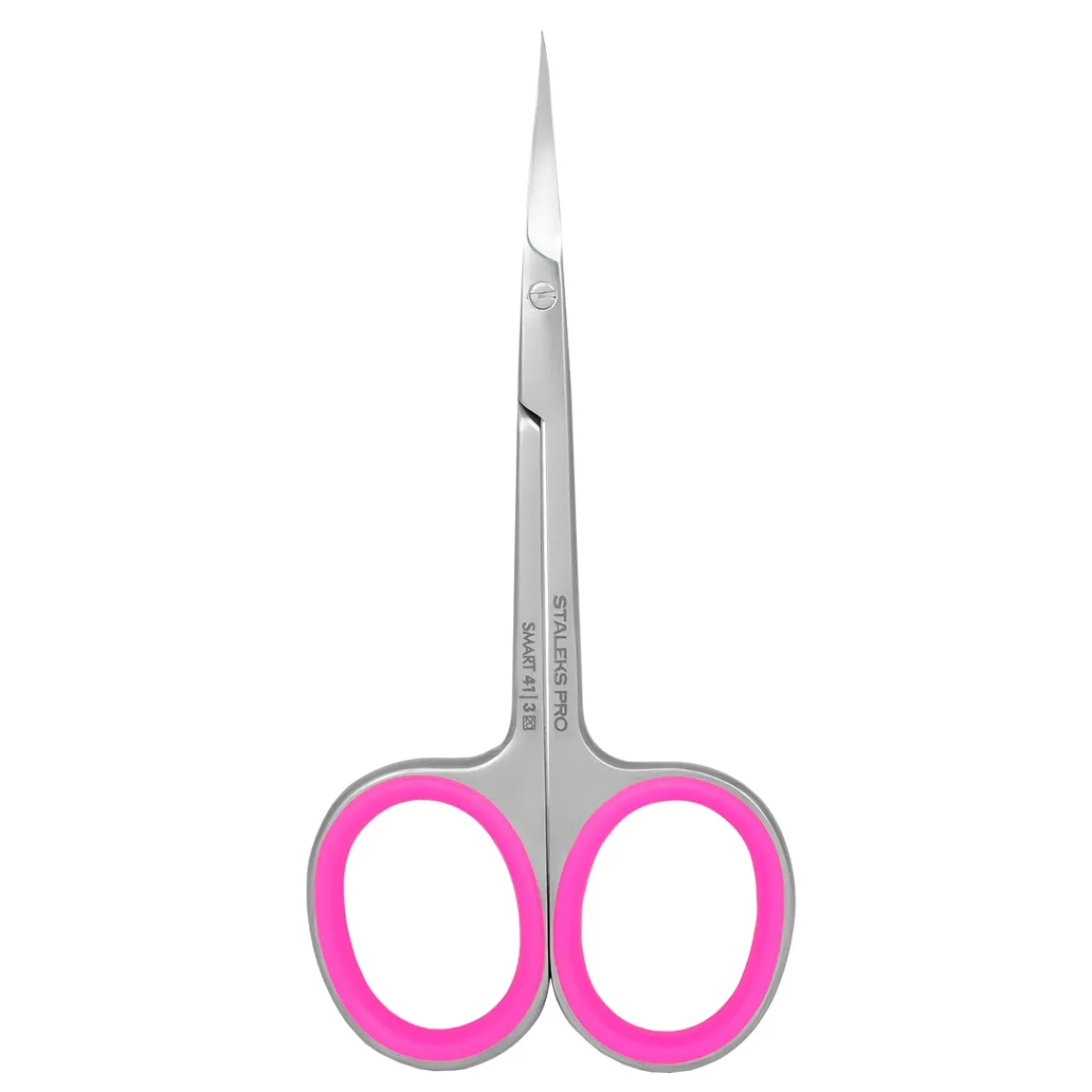Pro - Ciseaux à cuticules Professionnels pointe crochet SMART 41 Type 3 | Staleks Best