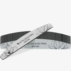 Pro - Limes minérales demi-lune EXPERT 40 grain 100/180 (25 pcs) | Staleks New