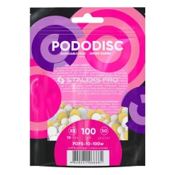 Pro - Limes Recharges base souple pour disque PODODISC XS Grain 100 (50 pcs) | Staleks Sale