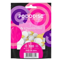 Pro - Limes Recharges base souple pour disque PODODISC M Grain 320 (50 pcs) | Staleks Clearance