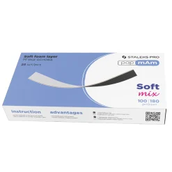 Pro - Limes Recharges papMam MIX avec mousse Grain 100/180 EXPERT (25 pcs) | Staleks Best