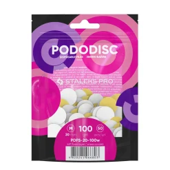 Pro - Limes Recharges base souple pour disque PODODISC M Grain 100 (50 pcs) | Staleks Hot