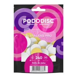 Pro - Limes Recharges base souple pour disque PODODISC L Grain 240 (50 pcs) | Staleks Hot