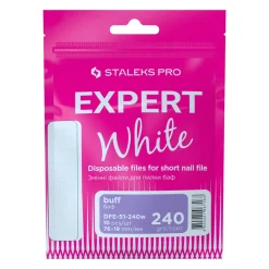 Pro - Limes Recharges adhésives avec mousse Grain 240 EXPERT 51 pour lime courte (10 pcs) | Staleks Best