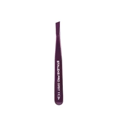 Pro - Pince à épiler pour sourcils EXPERT 11 Type 3 VIOLET | Staleks Fashion