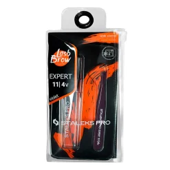 Pro - Pince à épiler pour sourcils EXPERT 11 Type 4 VIOLET | Staleks Clearance