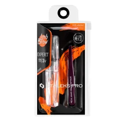 Pro - Pince à épiler pour sourcils EXPERT 11 Type 3 VIOLET | Staleks Fashion