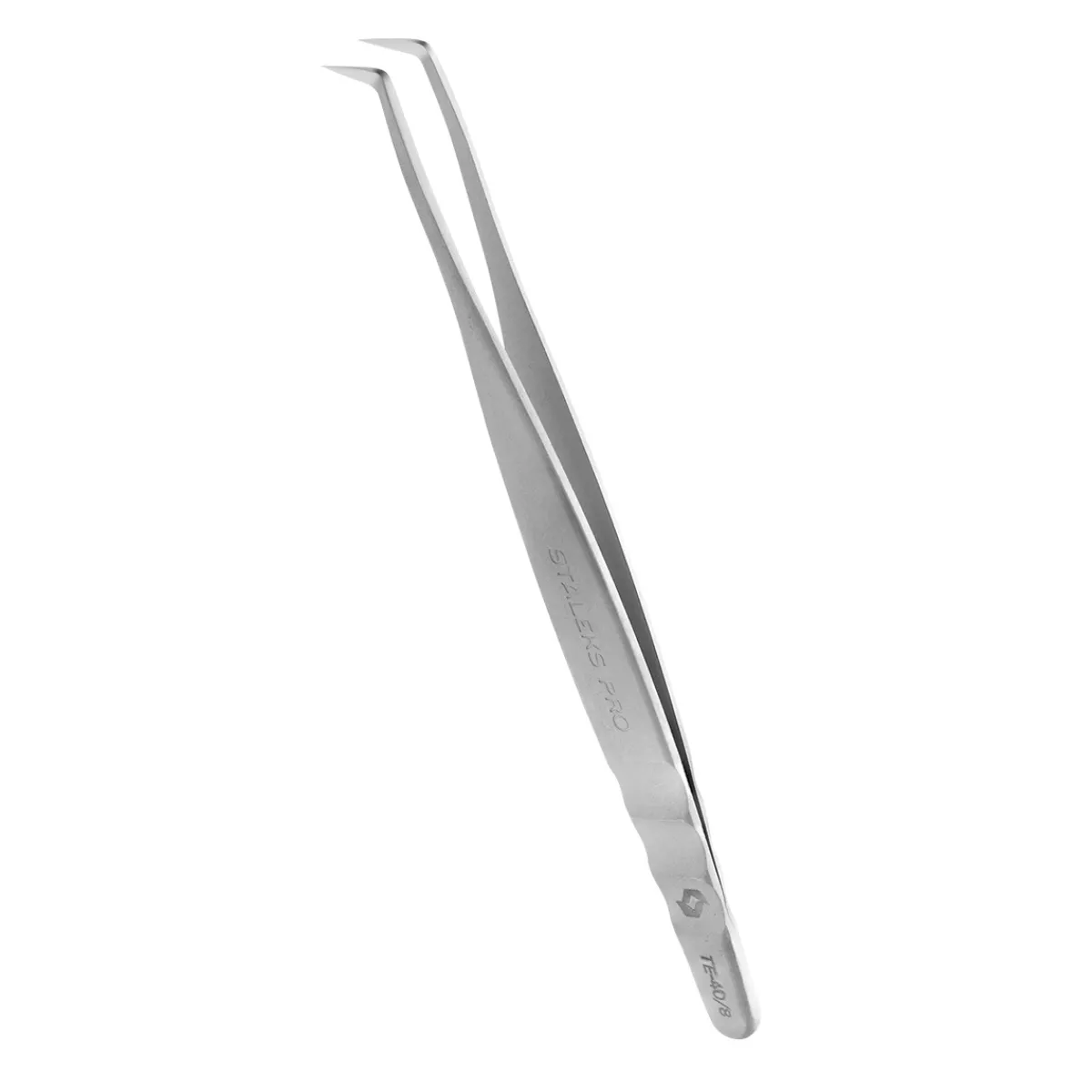 Pro - Pince Angle droit professionnelle pour extension de Cils EXPERT 40 Type 8 (85°) | Staleks Sale
